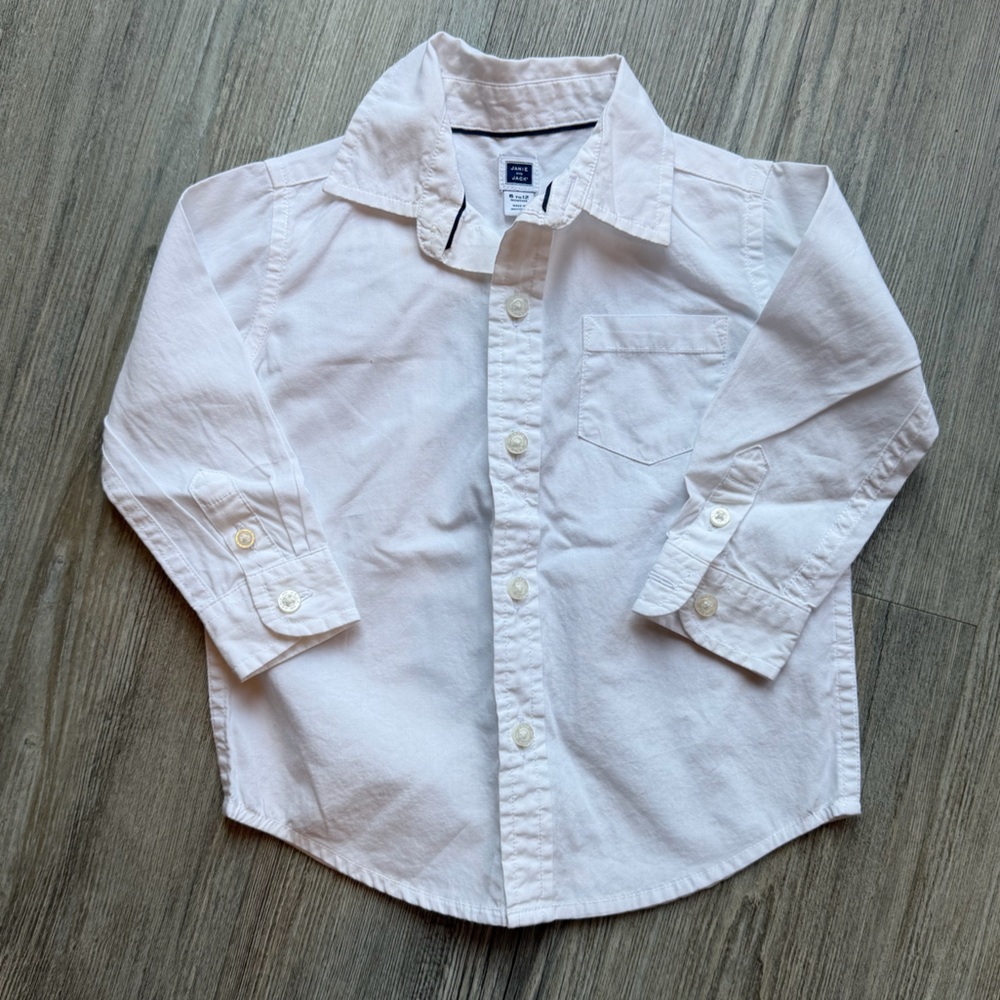 Janie & Jack White Button Down